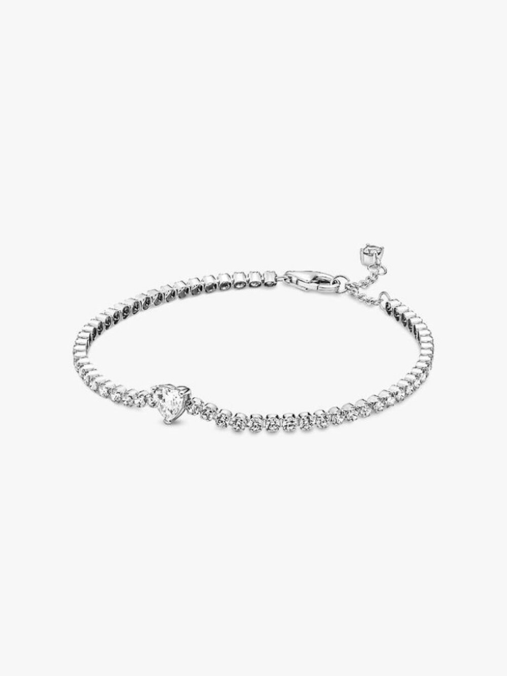 Pandora Sparkling Heart Tennis Bracelet